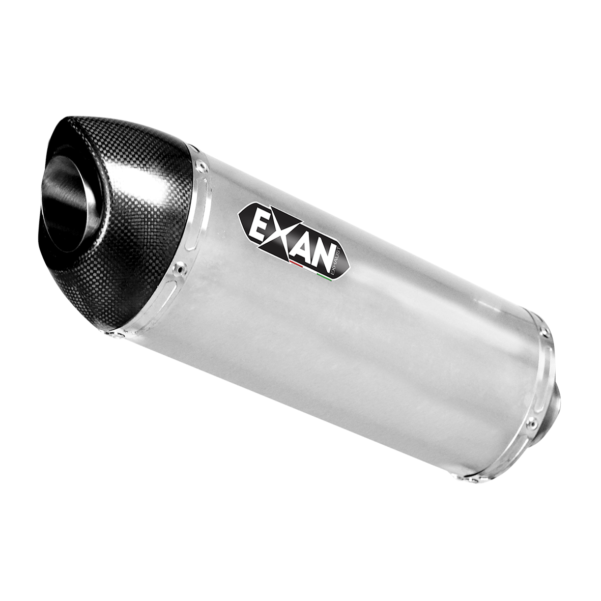 Full Kit Edelstahl oval Carbon Cap 3